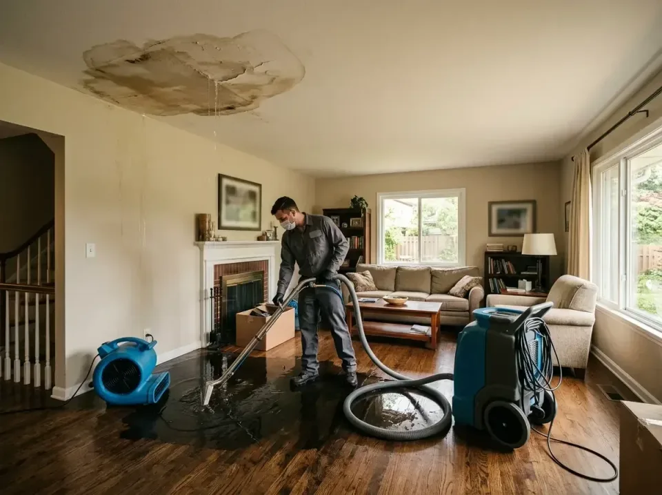 attic-pipe-burst-ceiling-drip-008 — frequently asked questions, Water Damage Restoration & Carpet Care in Euharlee, GA